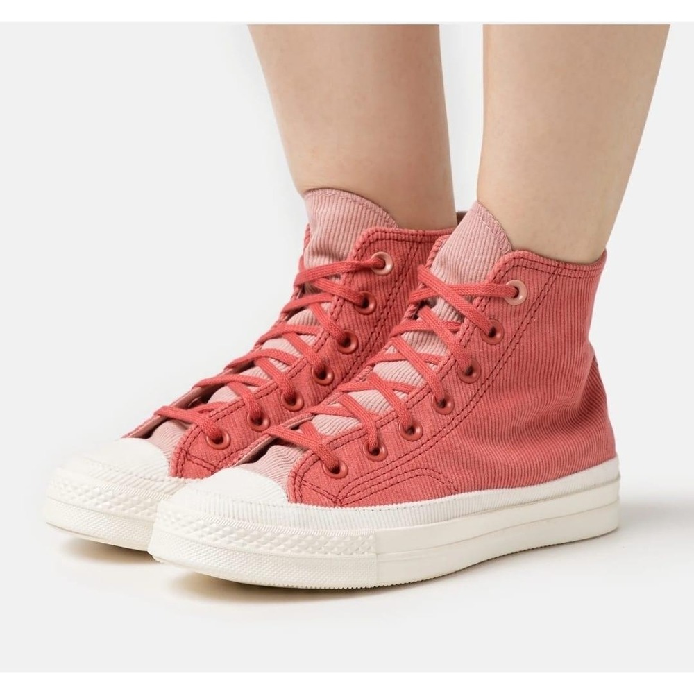 Converse Chuck 70 Hi Canyon Dusk Corduroy Pink Womens Sneakers A02864C Size 7